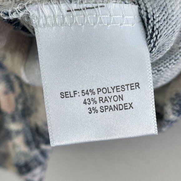 Rose + Olive Womens Plus 3X Lightweight Knit Shirt Tunic Top 3/4 Ruffle Sleeves - Picture 4 of 8